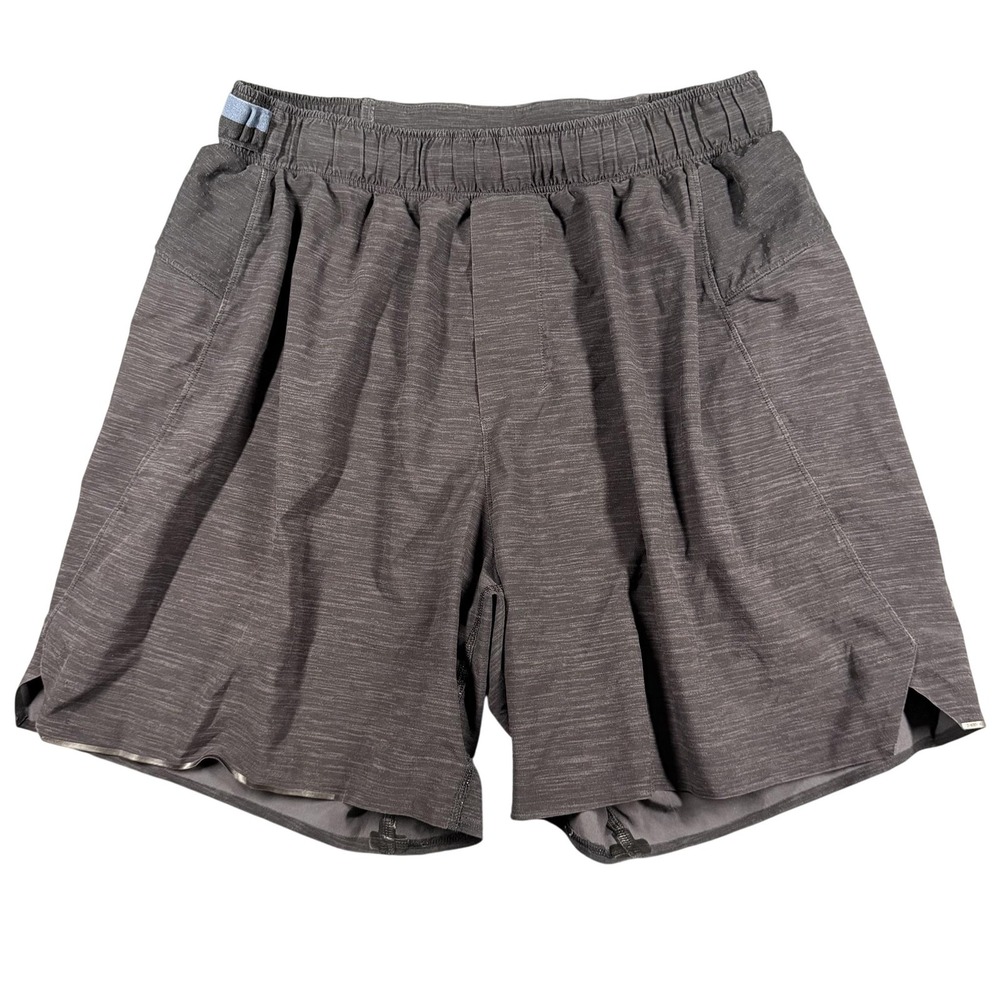 Lululemon Surge Shorts Mens Small Gray Linerless Running Athletic Gym *FLAW